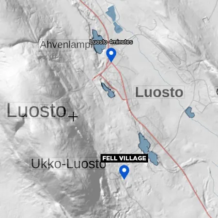 Semesterbostad Fell Village 10 With A Mountain View, Fireplace, Sauna, Kitchen Luosto