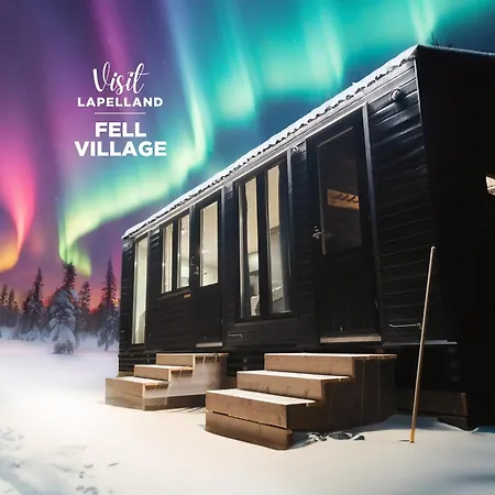 Vakantiehuis Fell Village 10 With A Mountain View, Fireplace, Sauna, Kitchen Luosto